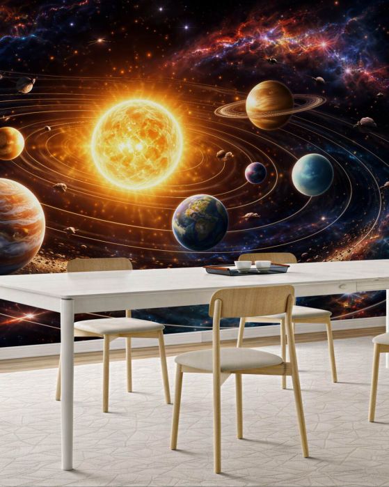 Fototapeta słoneczny układ planetarny