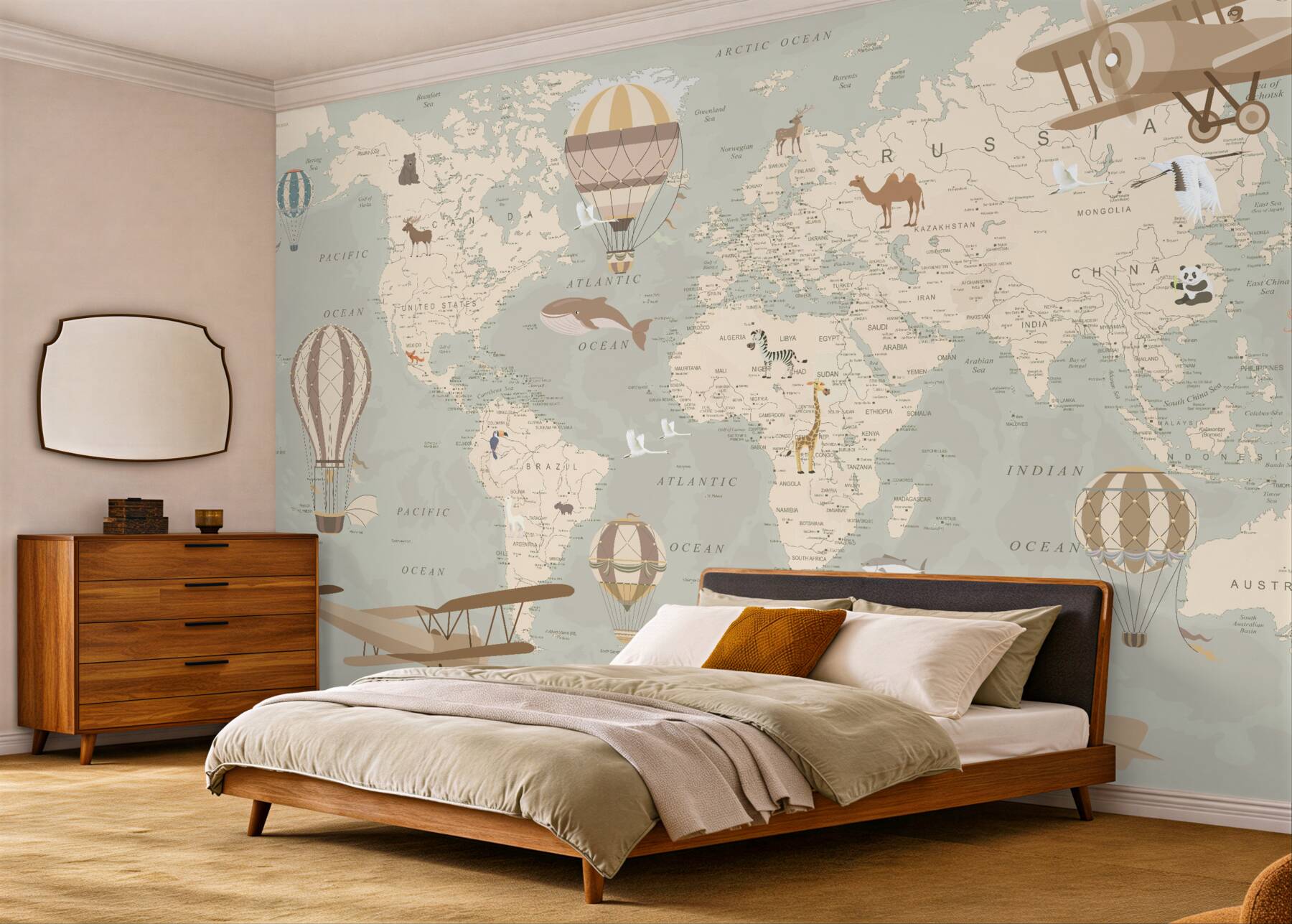 Fototapeta Mapa małego odkrywcy