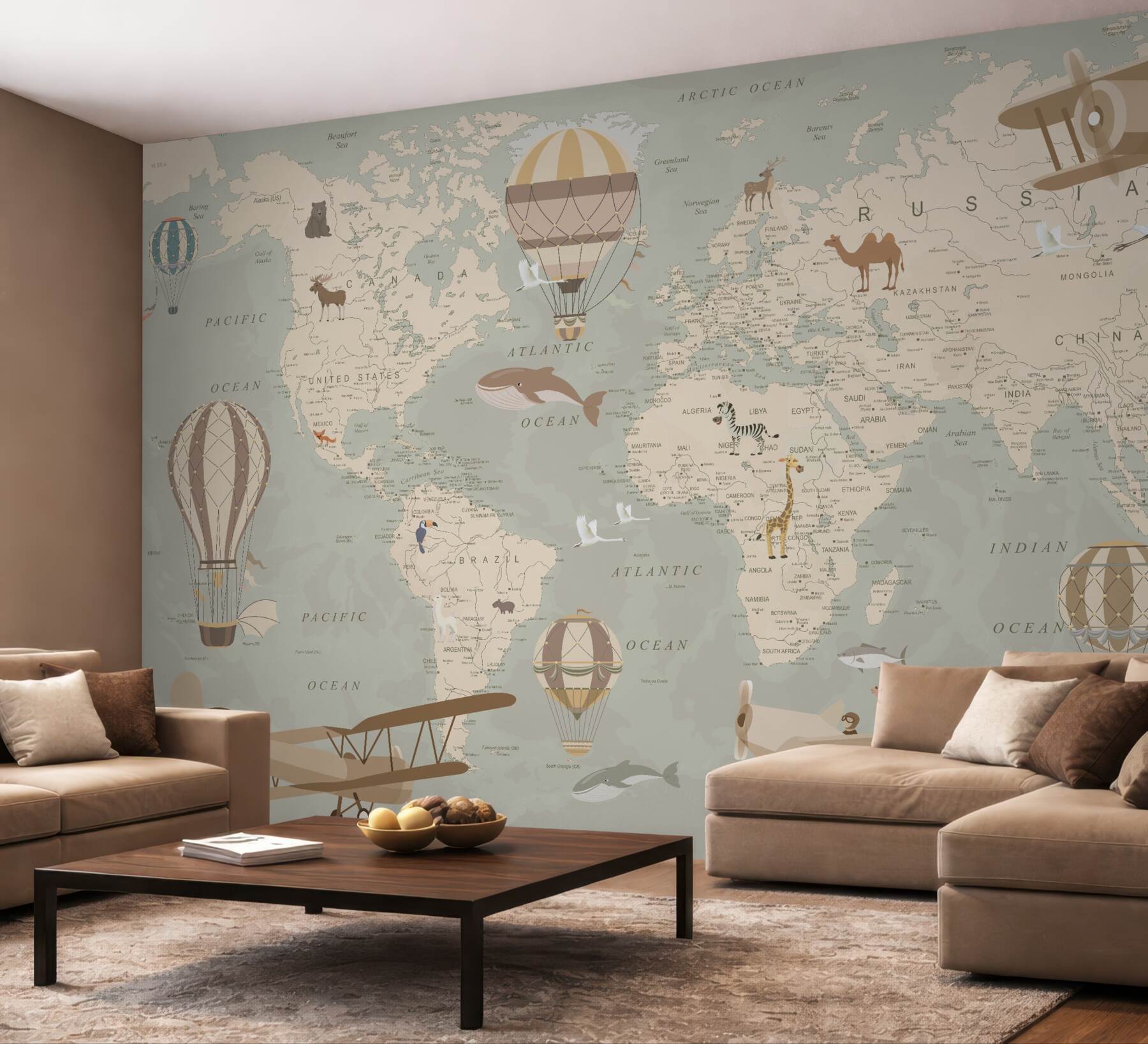 Fototapeta Mapa małego odkrywcy