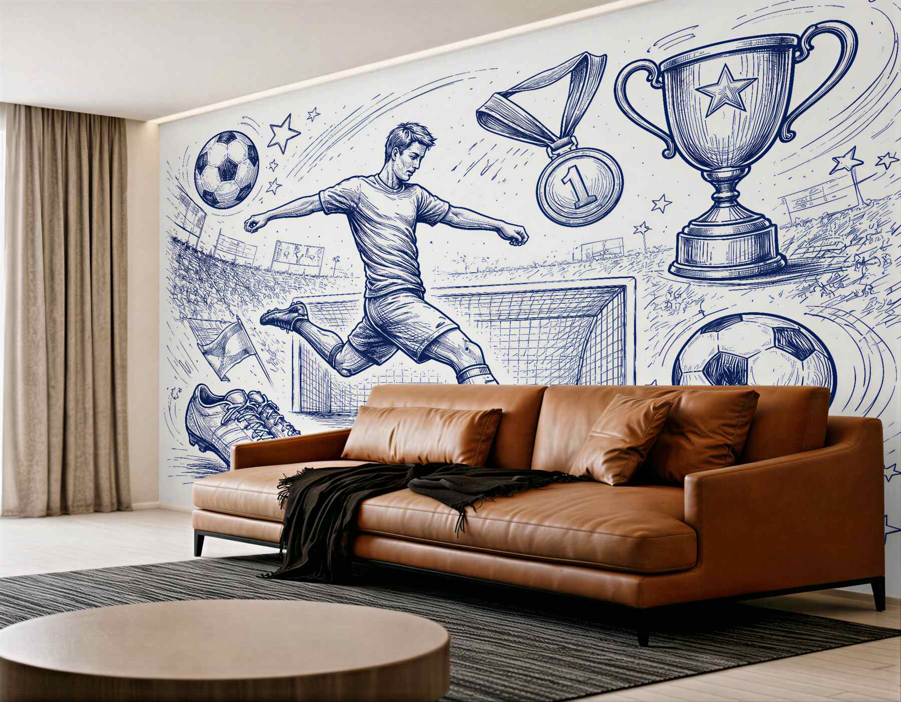 Fototapeta piłkarskie marzenia mistrza