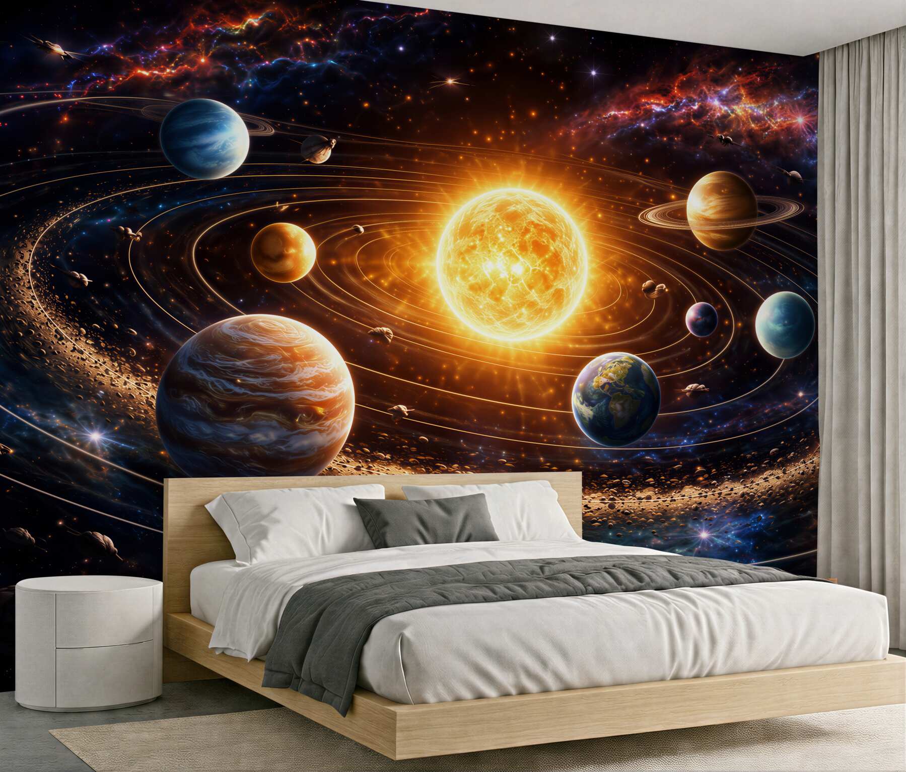 Fototapeta słoneczny układ planetarny